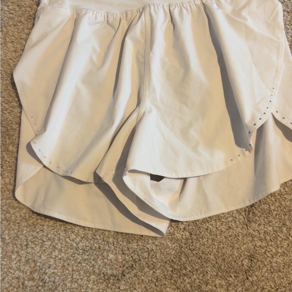 Lululemon Athletica Cream Athletic Shorts